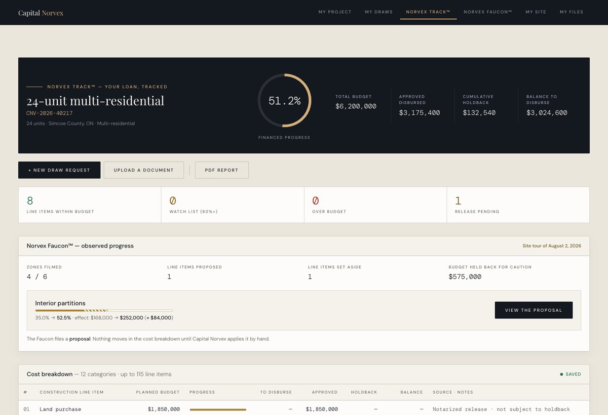 Norvex Track — your loan, tracked